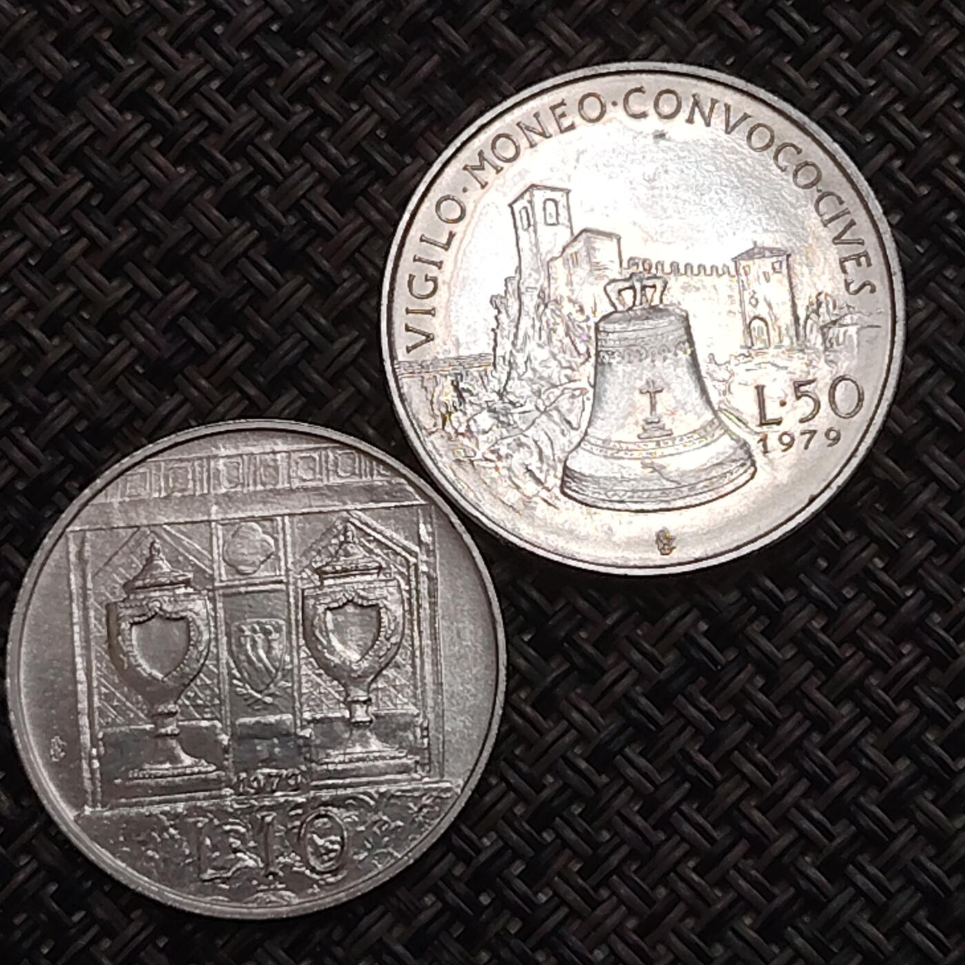 布加迪🐬～世界钱币(上海)🌾第 278 期 /  各国套币和散币 圣马力诺🇸🇲 1979年 100里拉