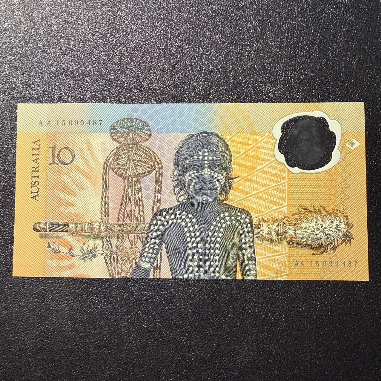 第15期 库存 澳大利亚1988年10 AA冠 全新unc 带册