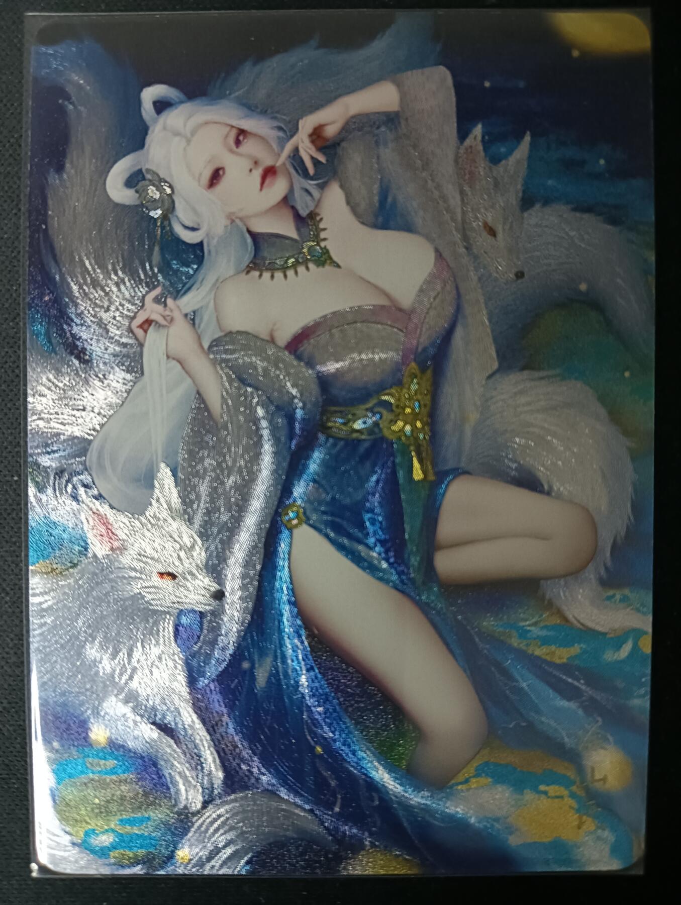 花开卡拍第61期（3月7号周六截拍，品控勿拍!!!拍品不寄存，运费5元（新疆需补运费差价或顺丰到付），自制卡难免瑕疵，可能存在轻微撞角爆边等出厂瑕疵，品控介意勿拍！） 燎原 焱卡 问道东方 灰与 涂山氏 粗闪