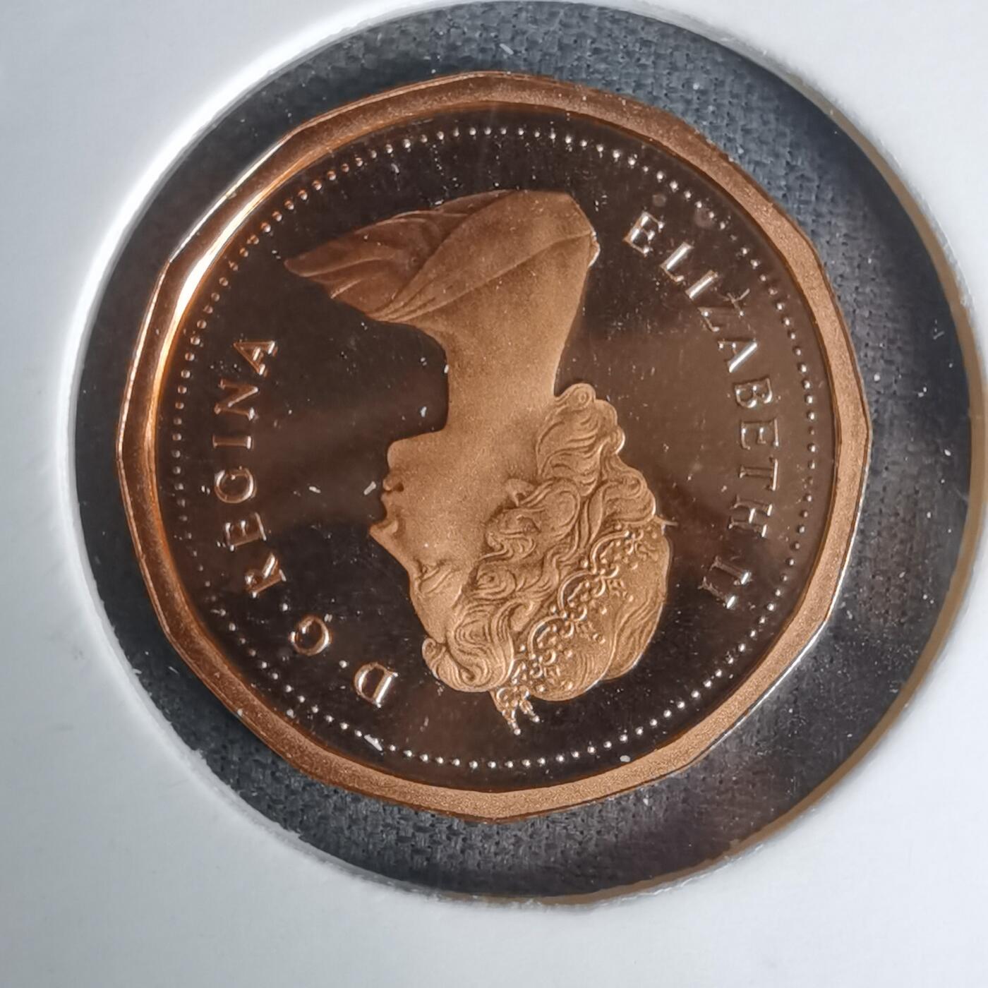 沼泽如烟--第1011场 加拿大1983年1分精制币