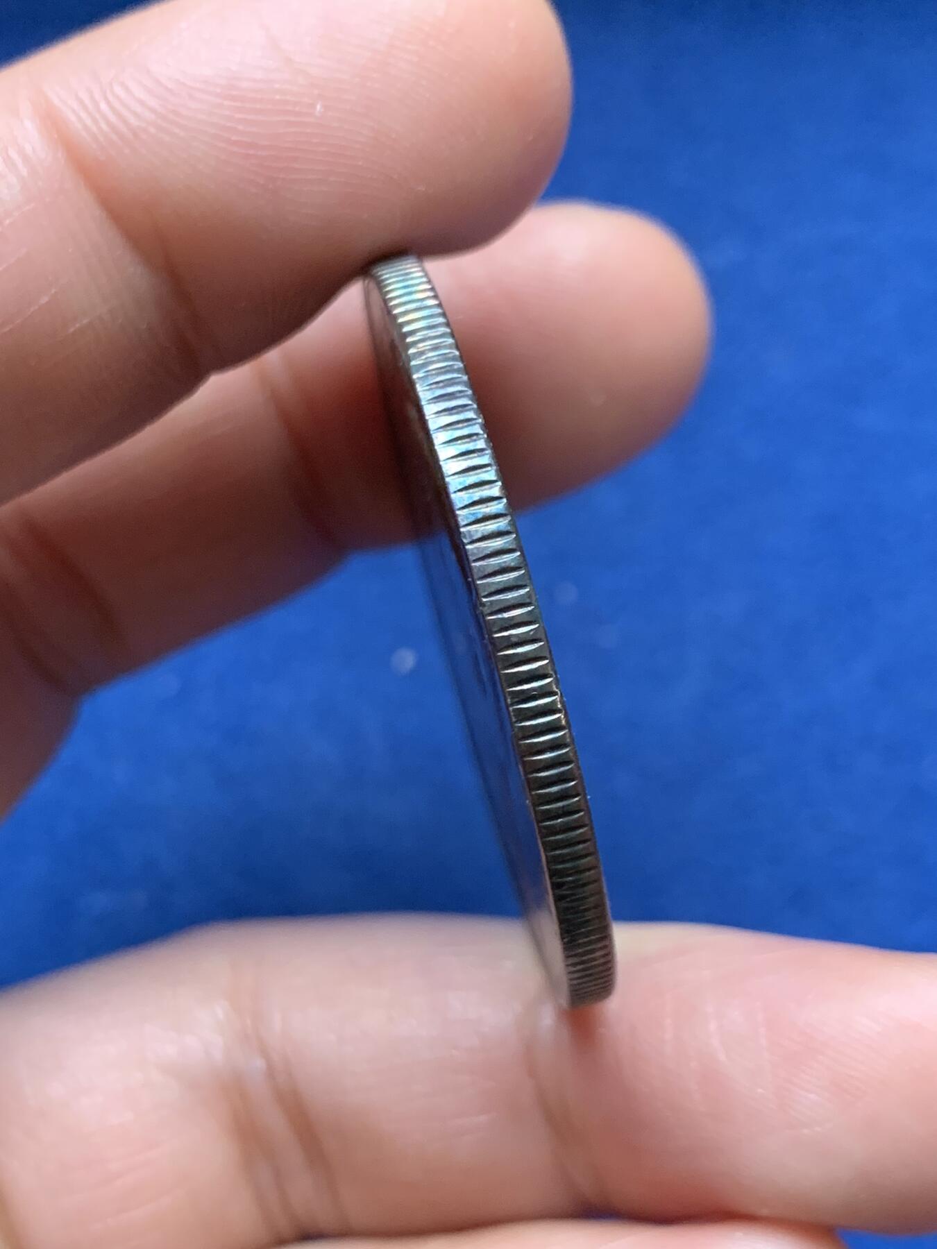 《竞宝斋》第467场 周日，周一 2场连拍 （全场包邮）欢迎送拍 真银假币 民国二十三年孙小头船洋 点测含银量约为920银 26.5克