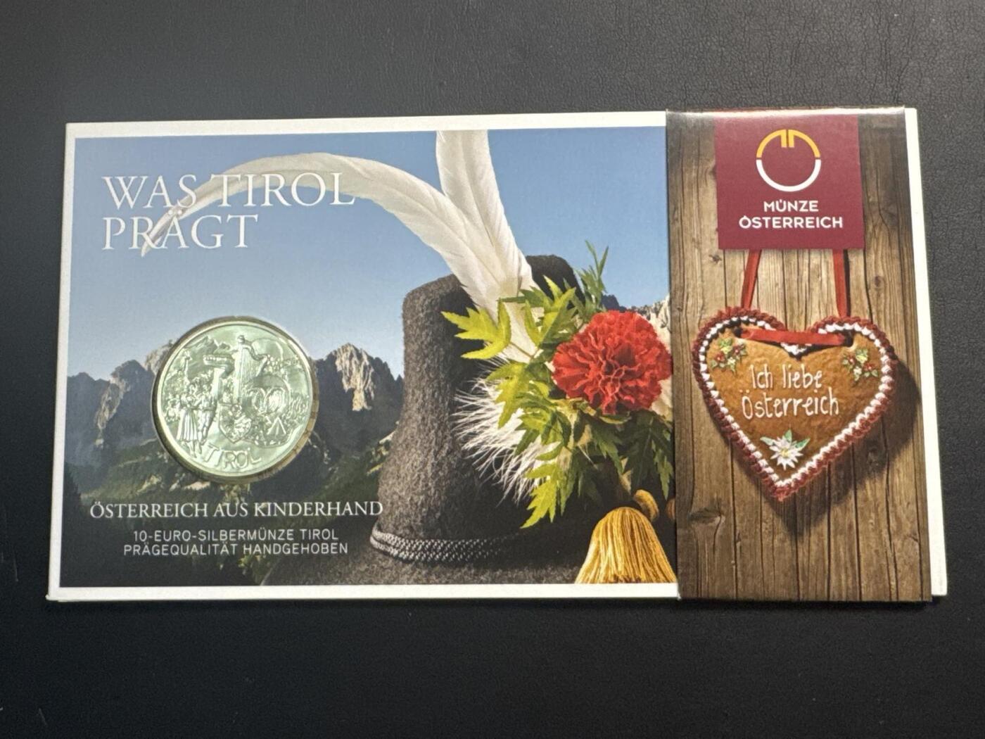 ❤️【币观天下】❤️ 第343期钱币秒杀拍卖场- 2026.3.6周五晚上6点半场 长期征集拍品  奥地利联邦省系列银币 原厂封装卡册(面值10欧，重量17.3克)2014年萨尔兹堡