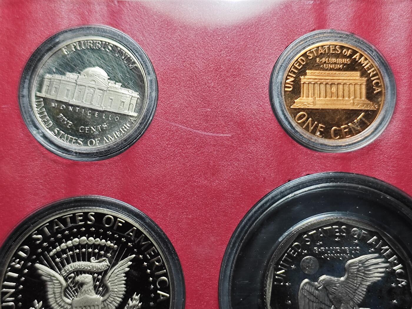 KK钱币收藏小铺   套币 批量/好品散币专场 2月预留时间 周末发货   1979美国大小面值清年精制套币 含苏珊一元精制币