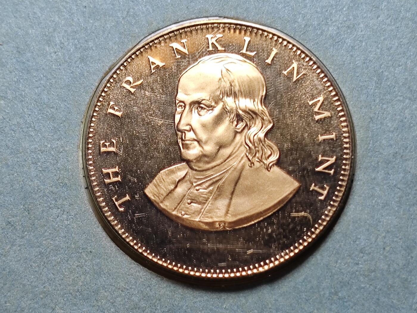 KK钱币收藏小铺   套币 批量/好品散币专场 2月预留时间 周末发货  富兰克林造币厂纪念章