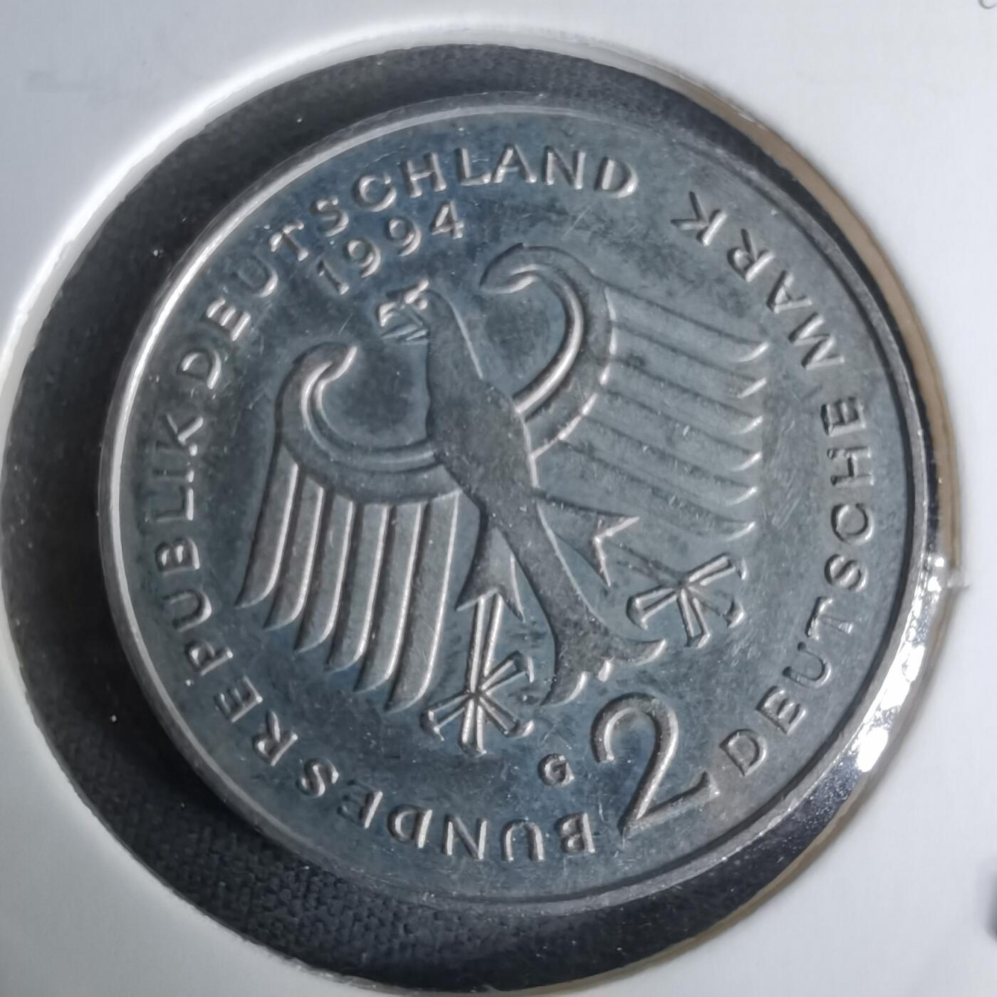 沼泽如烟--第1008场 德国1989年2马克