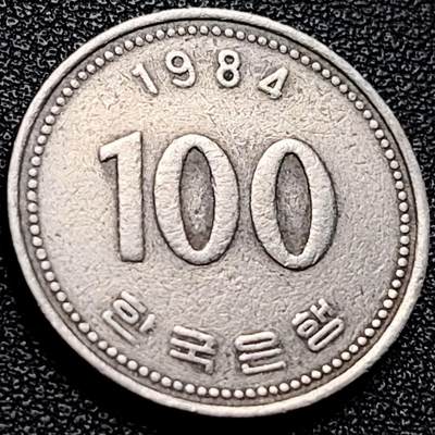 泉币菌-第204场-元宵节专场 本场拍品多 请提前出价 - 韩国 100元 朝鲜半岛民族英雄李舜臣 铜镍币 硬币 24mm