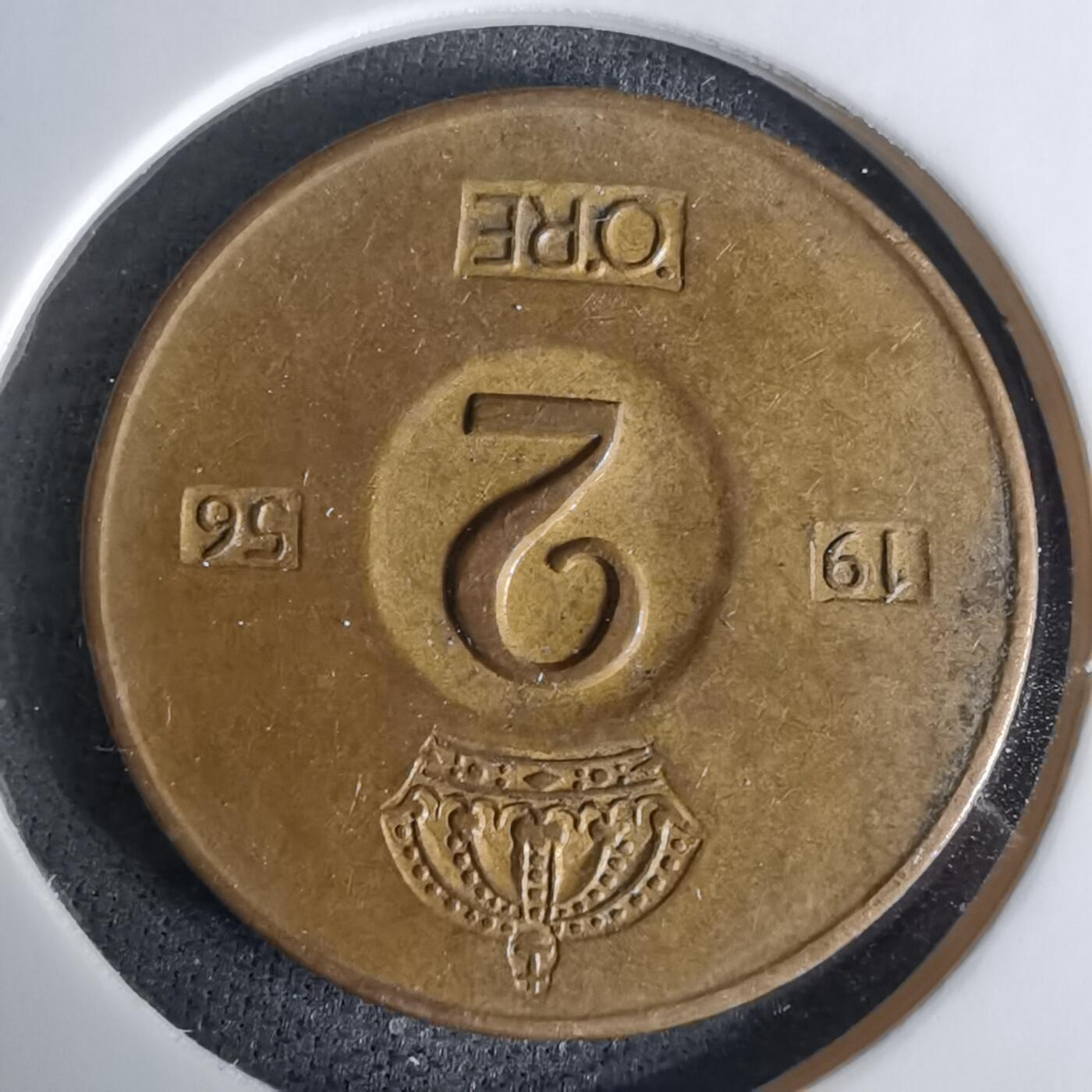 沼泽如烟--第1008场 瑞典1956年2欧尔