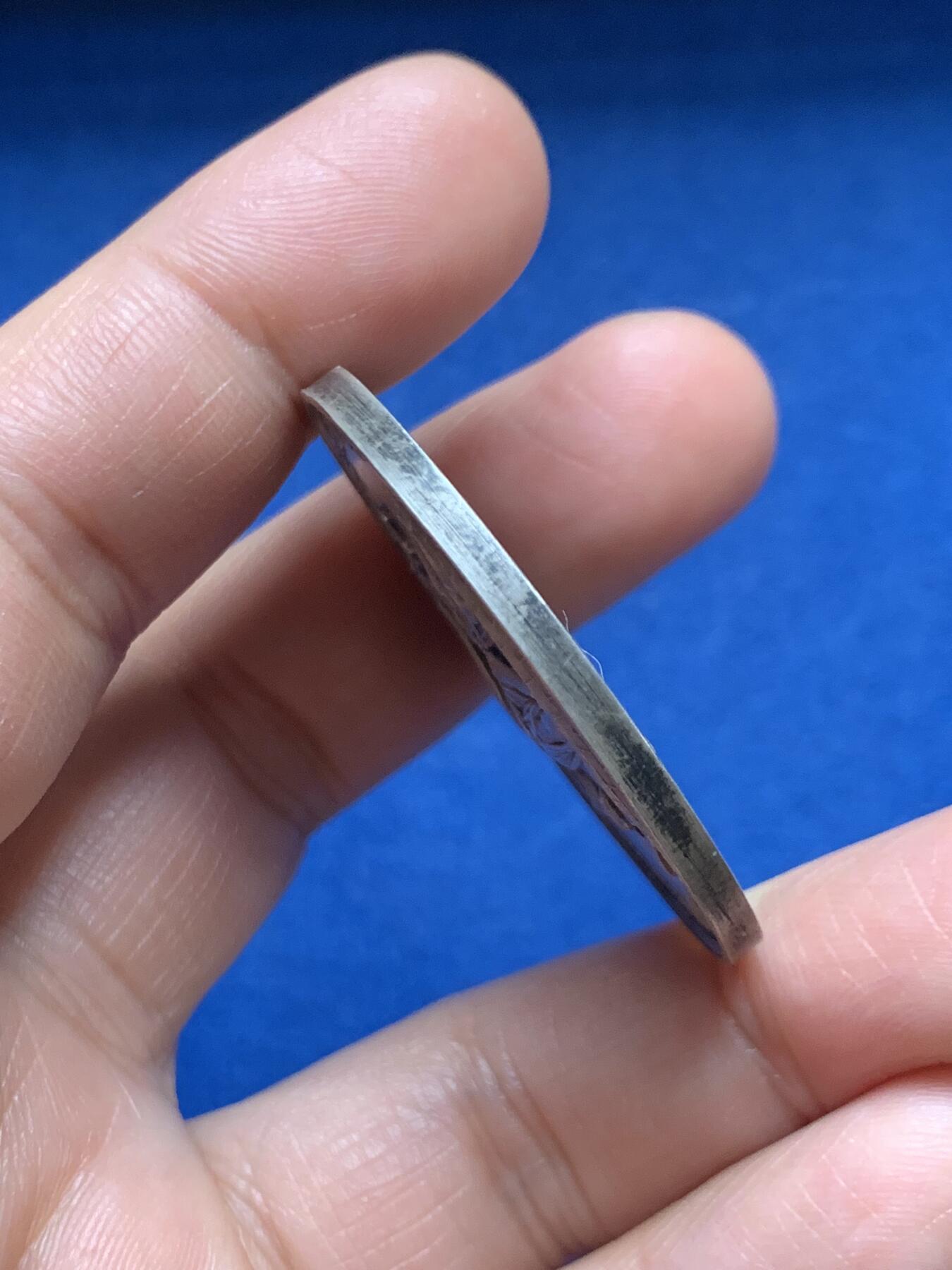 《竞宝斋》第467场 周日，周一 2场连拍 （全场包邮）欢迎送拍 法国雷恩市音乐节镀银铜章 34.4克 42.2mm