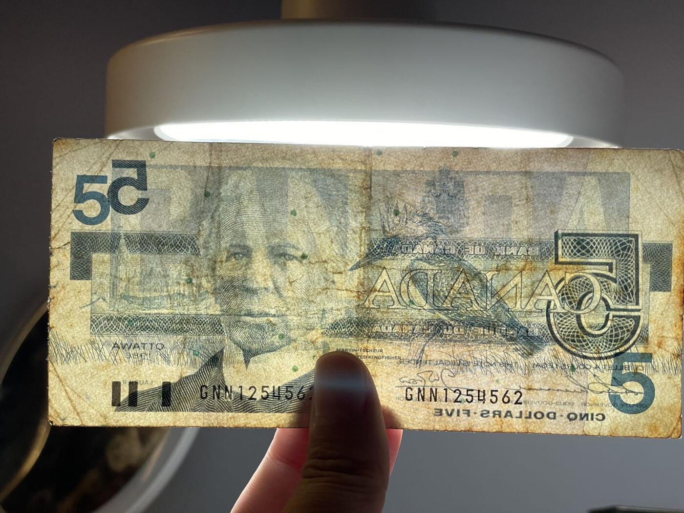 加拿大 1986-89版 5、10元