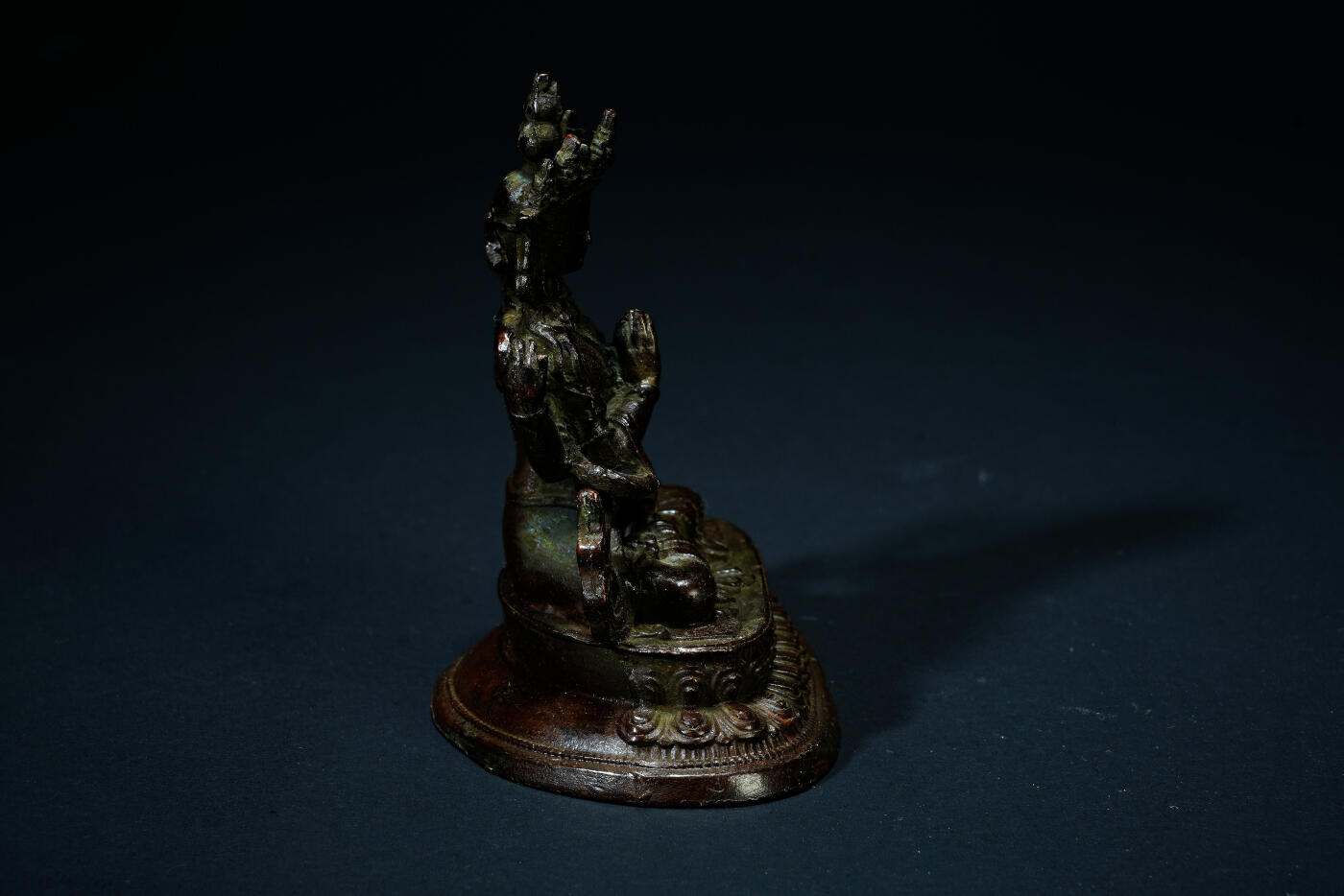 上海都达杂项专场四十四【全场包邮】  尼泊尔铜四臂观音造像91-82