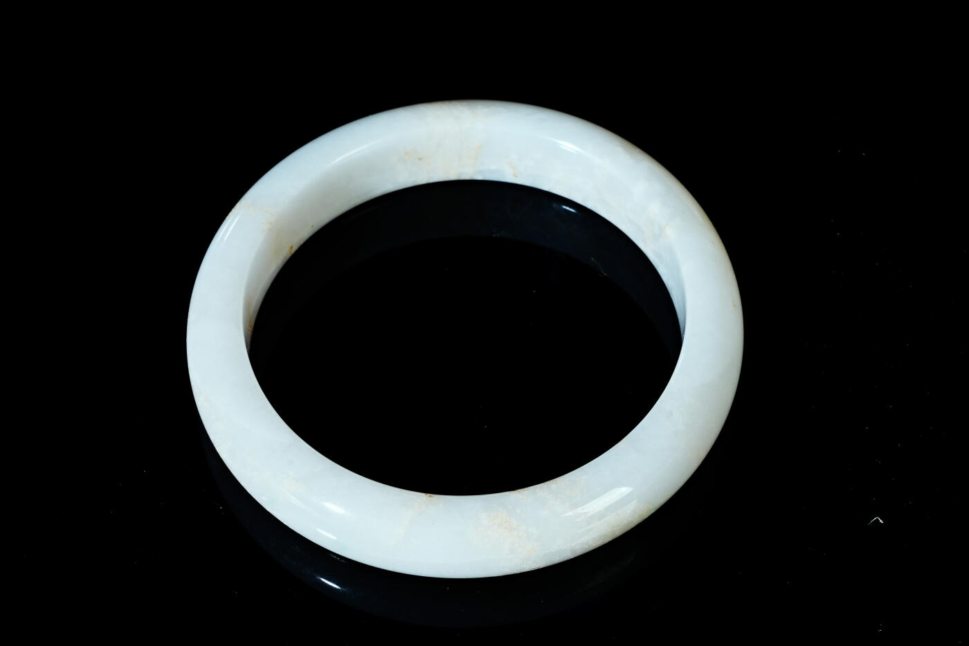 上海都达杂项专场四十四【全场包邮】  天然 冰种翡翠（A货）贵妃手镯 附鉴定证书91-74