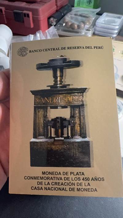 ❤️【币观天下】❤️ 第343期钱币秒杀拍卖场- 2026.3.6周五晚上6点半场 长期征集拍品  - 秘鲁2015年国家造币厂制作银币450周年纪念银币，33克大银币，含银量0.925含纯银31.1克