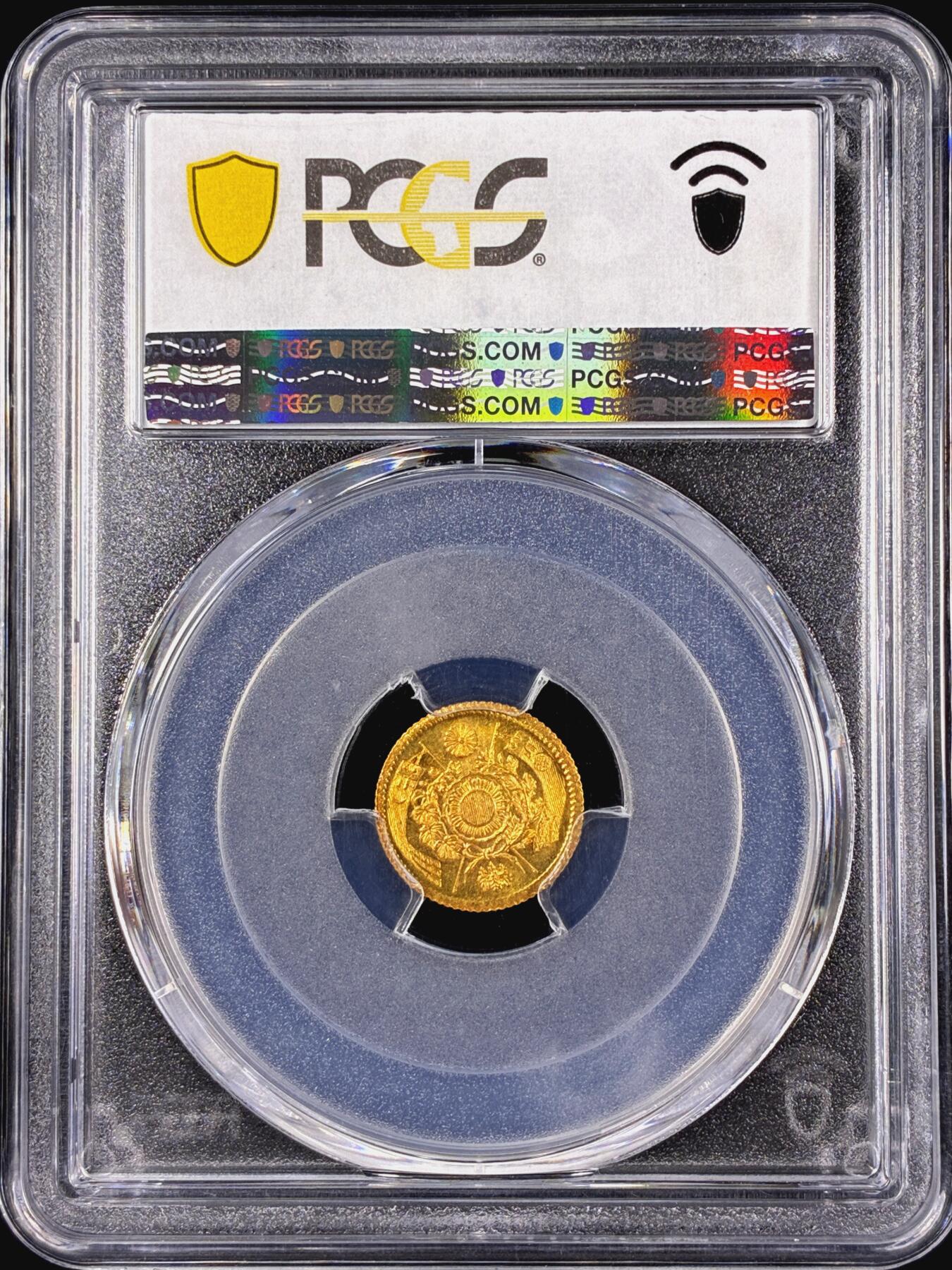 【雨安】【直播拍卖】【第0126期-评级币章】2026-03-07 周六 19:30 (金价1176, 银价22.16) [评级金铂] Japan [金币] 日本 1元 明治4年 一圆 明治四年  PCGS-MS65