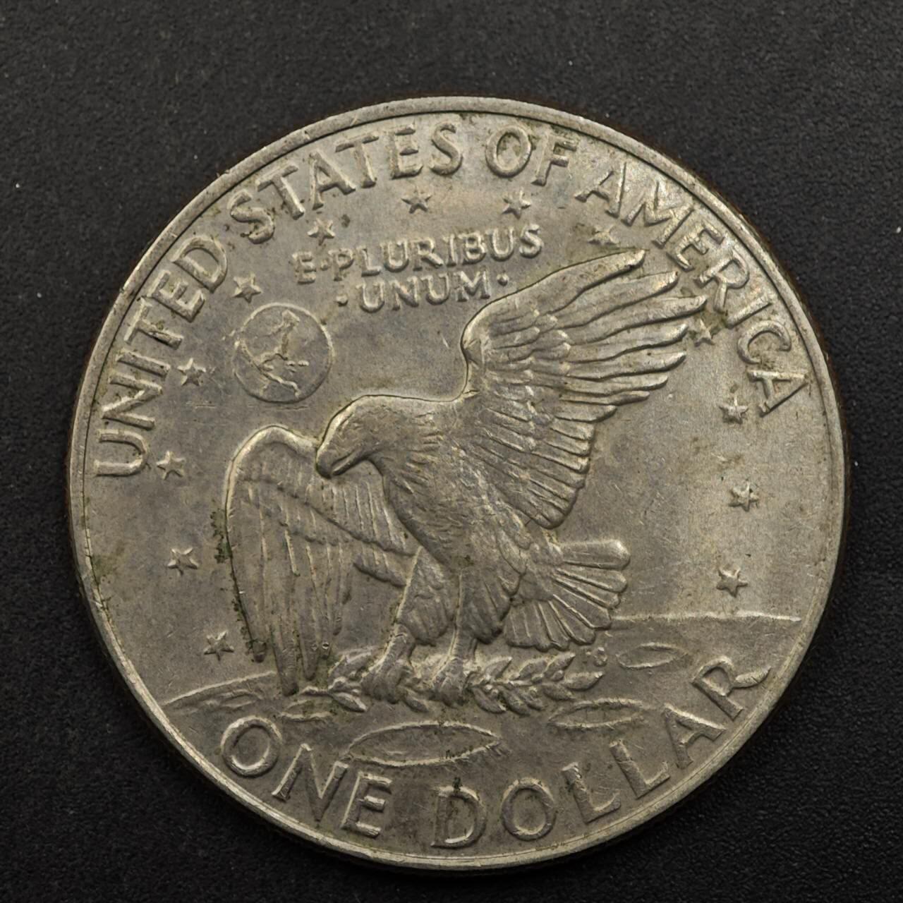 【淘币小摊】实时拍第八百七十五拍   散币场    每周一统一发货 美国1972年月球鹰美元