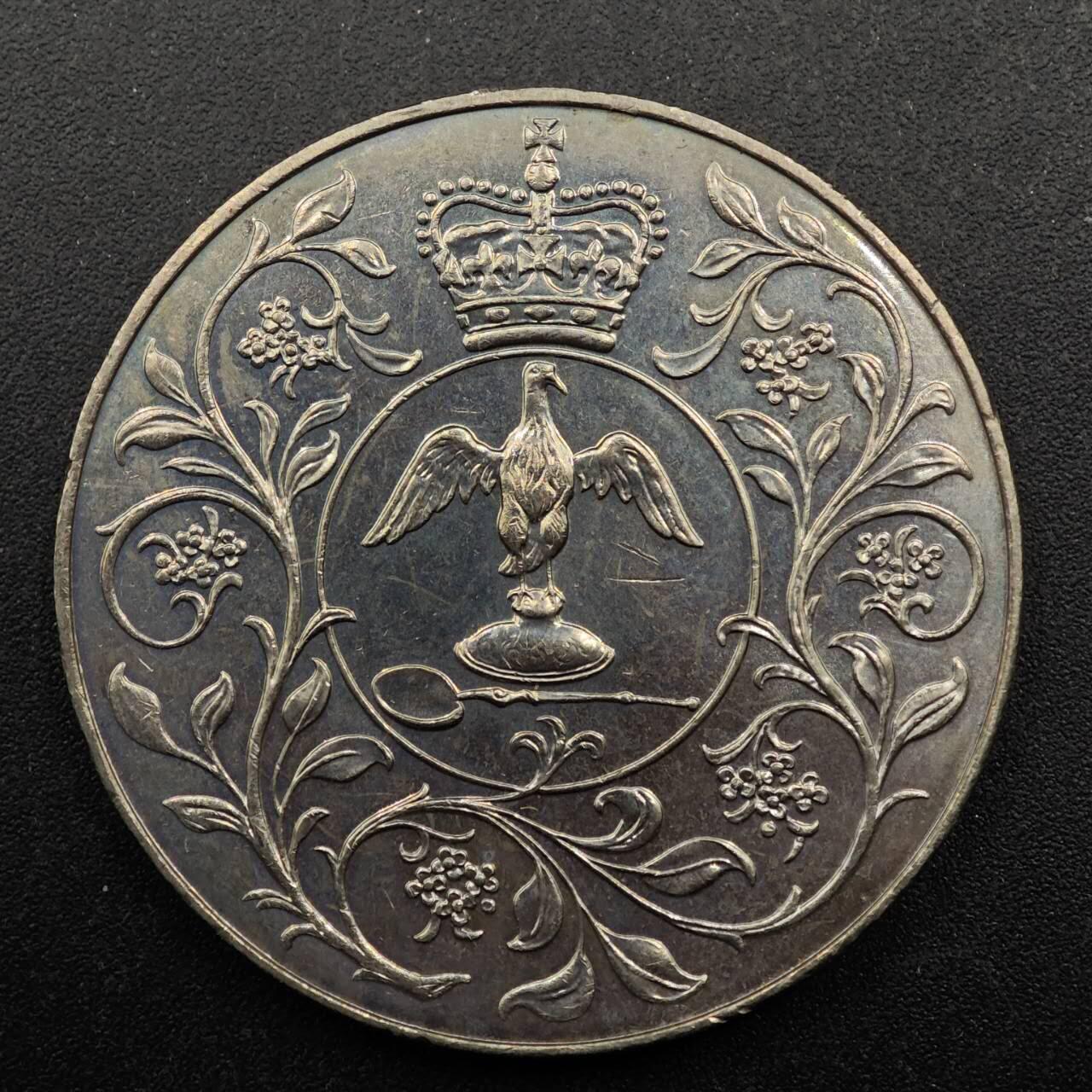 【淘币小摊】实时拍第八百七十五拍   散币场    每周一统一发货 英国1977年女王登基银禧克朗纪念币