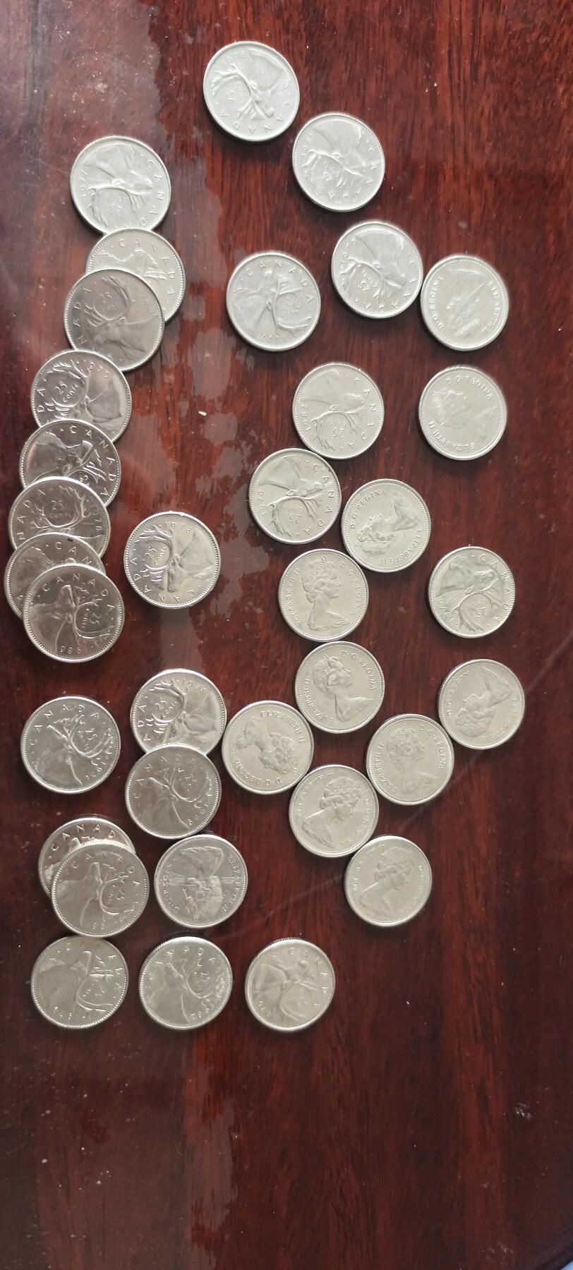 加拿大25分麋鹿35枚