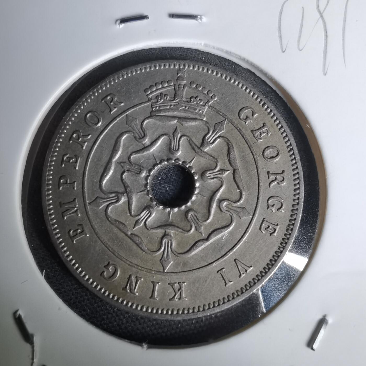 沼泽如烟--第1011场 南罗德西亚1941年1便士