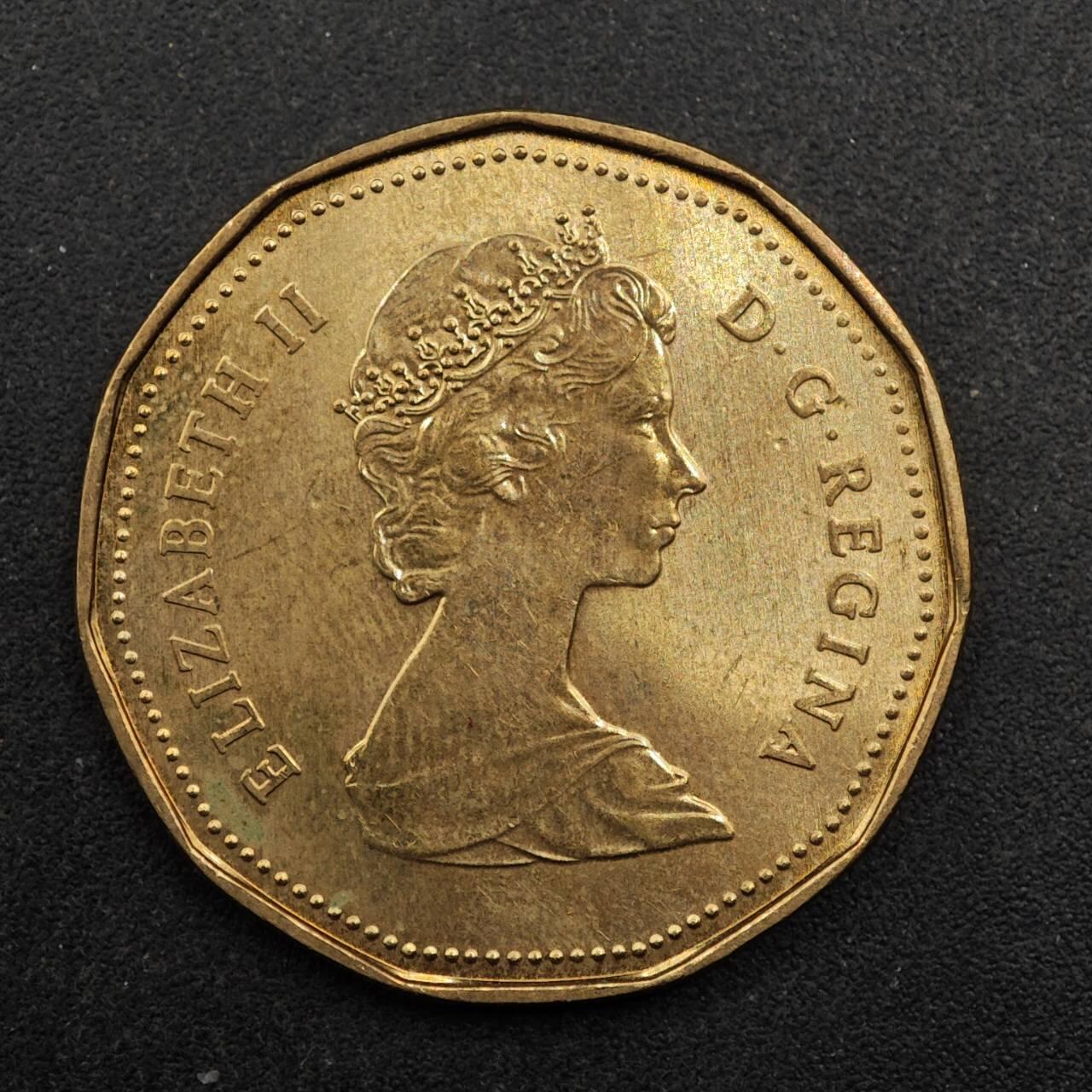 【淘币小摊】实时拍第八百七十五拍   散币场    每周一统一发货 加拿大1987年一元铜币