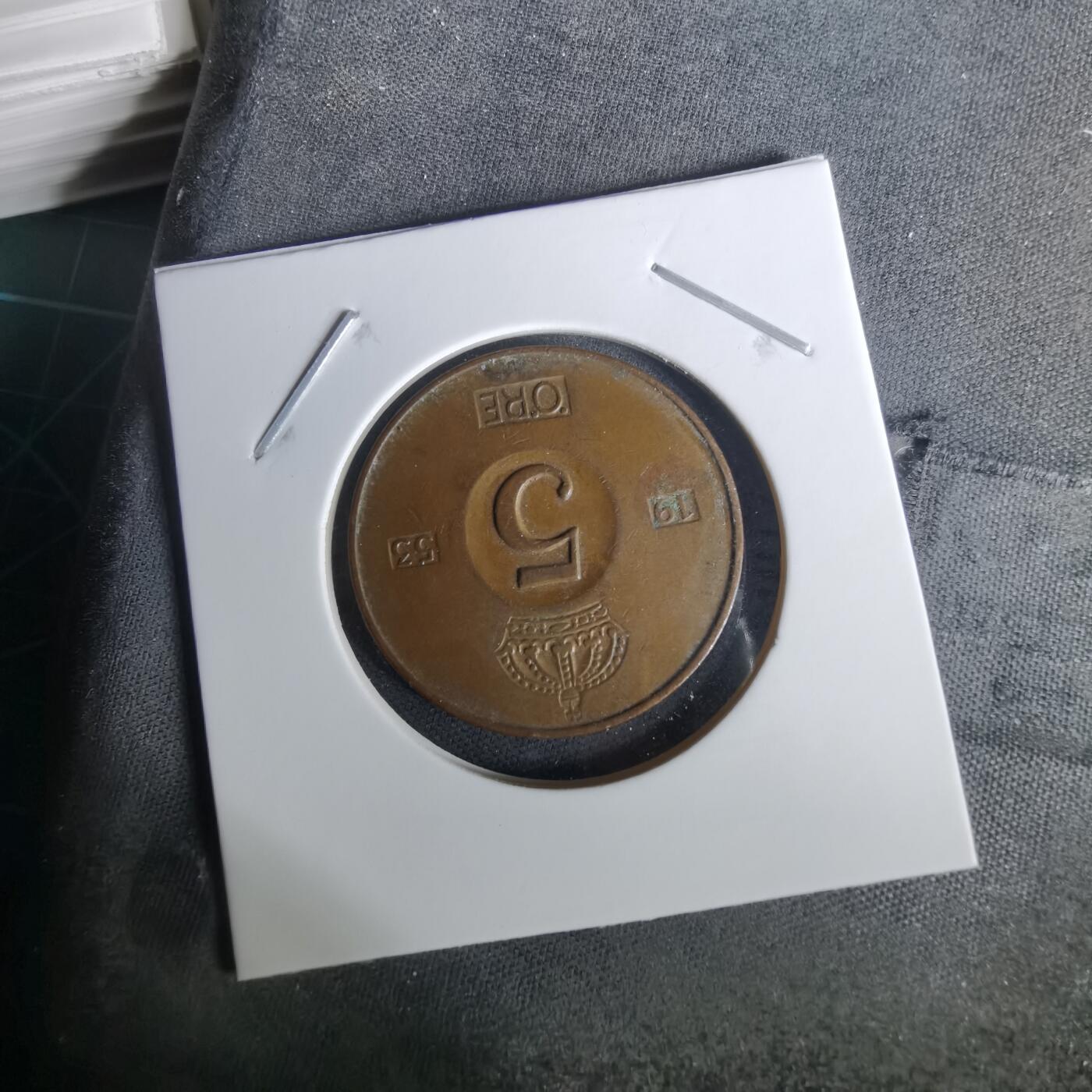 沼泽如烟--第1010场 瑞典1953年5欧尔