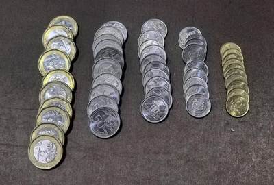 北京马甸外国币专卖第148期，外国币，中国早期纪念币专场，陆续上拍，欢迎关注 - 新加坡新版流通币10套