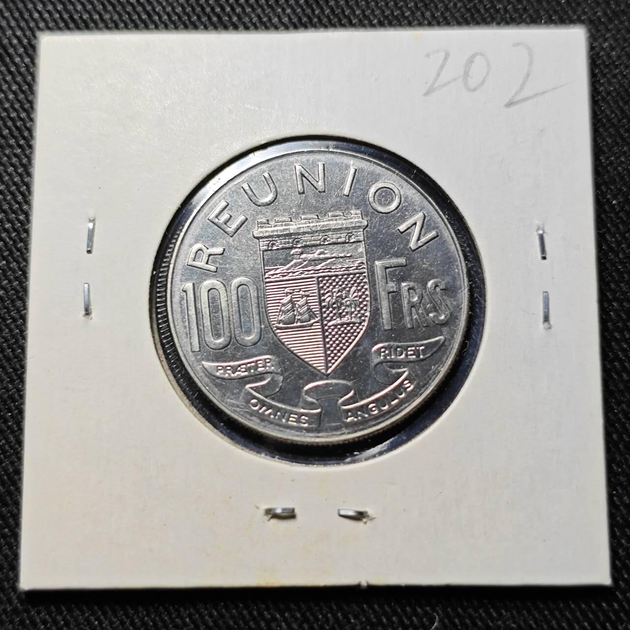 KK钱币收藏小铺   套币 批量/好品散币专场 2月预留时间 周末发货  1964法属留尼汪100法郎