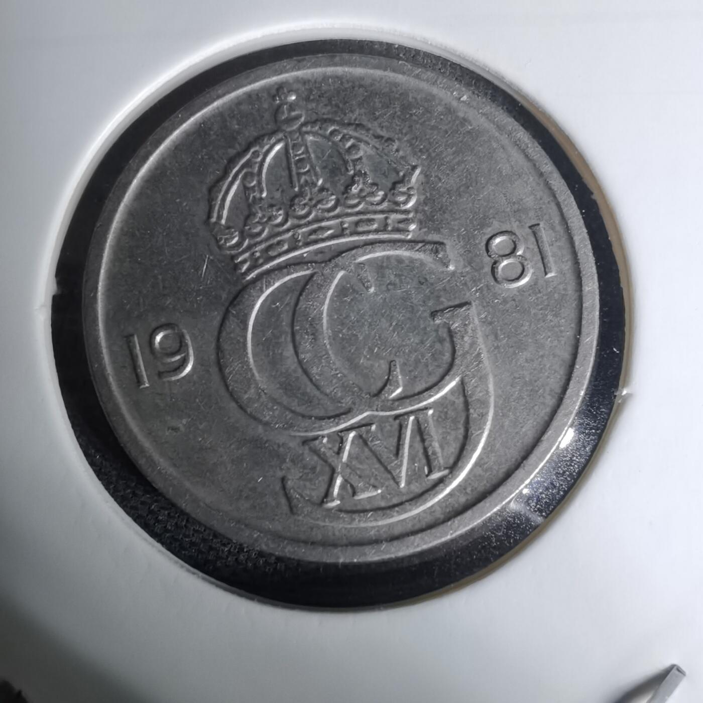 沼泽如烟--第1009场 瑞典1981年50欧尔