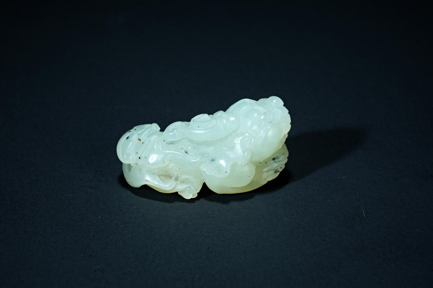 上海都达杂项专场四十四【全场包邮】  天然和田玉精雕《招财貔貅》挂件91-111