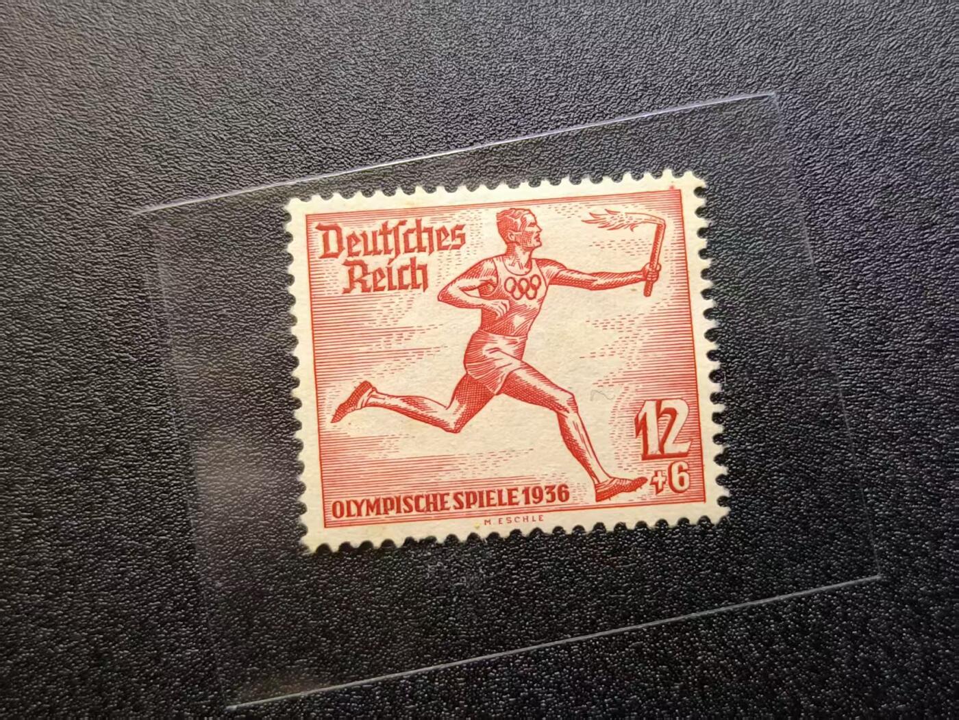 云宸嘉赏-勋臻精藏⭐️年后精品专拍场次🎖 德意志第三帝国1936 年柏林夏季奥运会附捐邮票 少见品种  “OLYMPISCHE SPIELE 1936”
