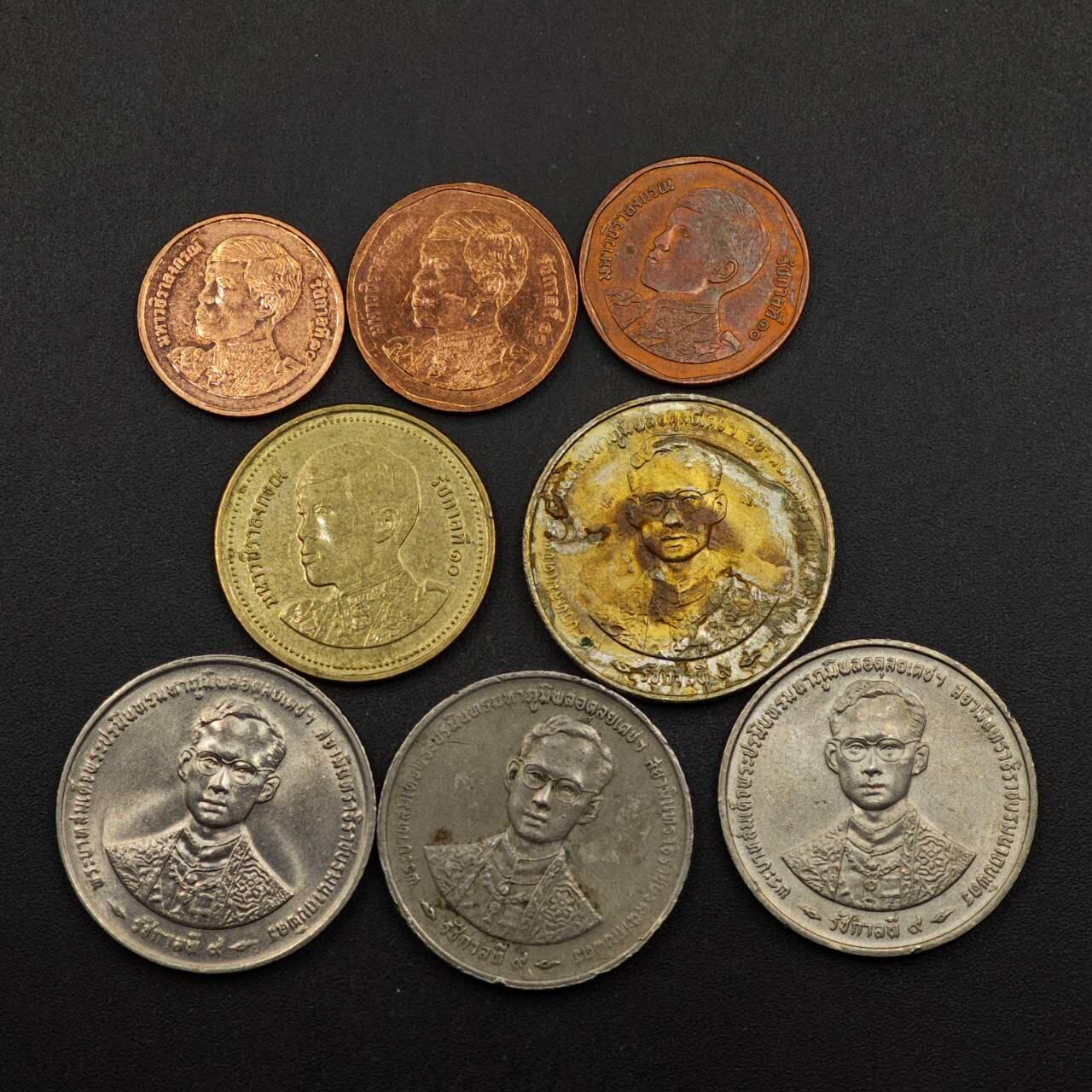 【淘币小摊】实时拍第八百七十五拍   散币场    每周一统一发货 泰国8枚