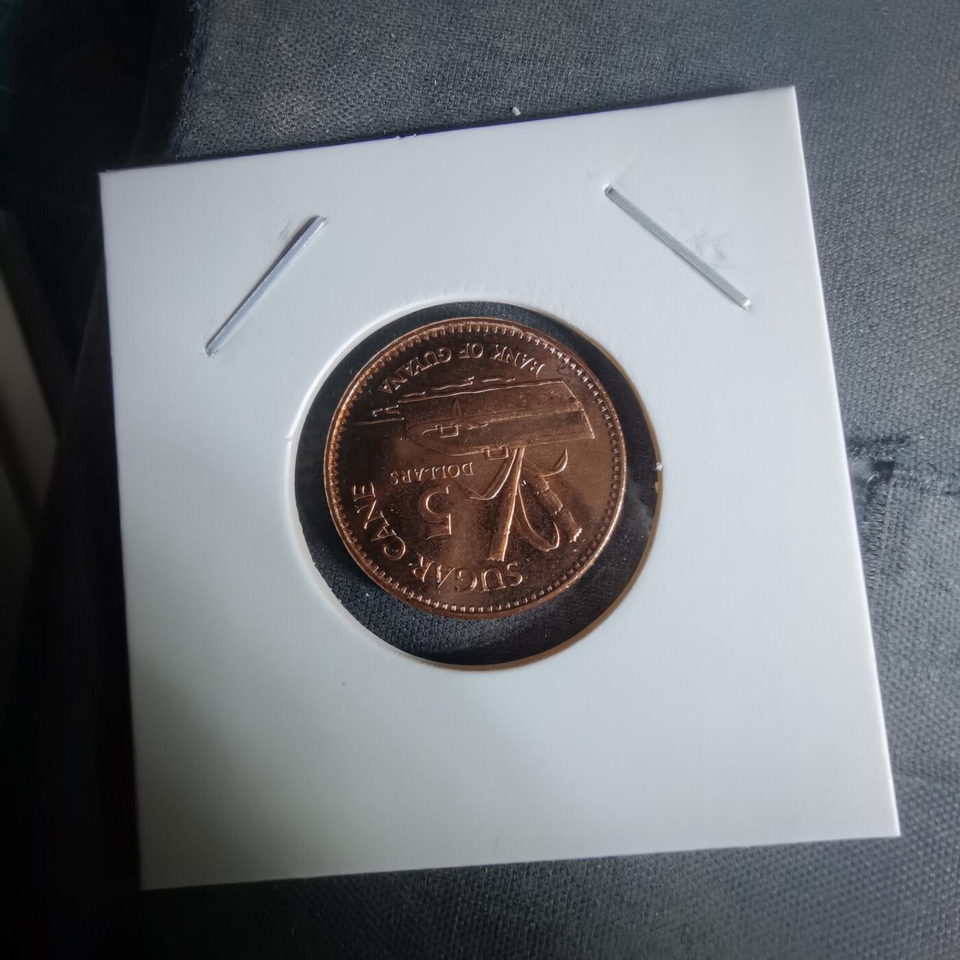 沼泽如烟--第1009场 圭亚那2019年五元