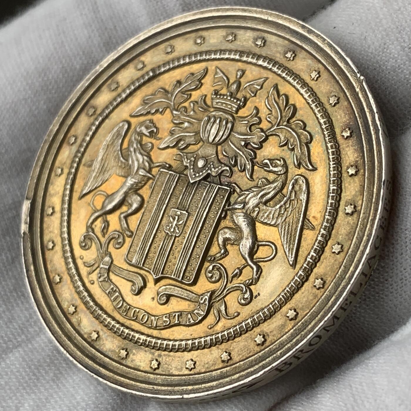 掌中浮雕-藏着的欧洲第053场 皇家园艺协会银章，46.45mm，30g