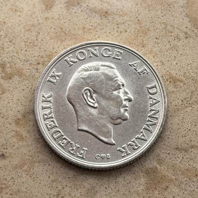 道一币馆币章第一百六十八场 - 丹麦1958年玛格丽特公主18岁生日纪念2克朗银币 15g 800s