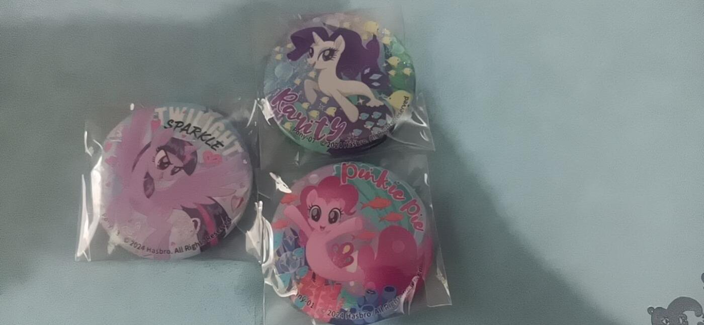 卡牌新人第二场 不寄存！！！ 卡游小马宝莉徽章3个