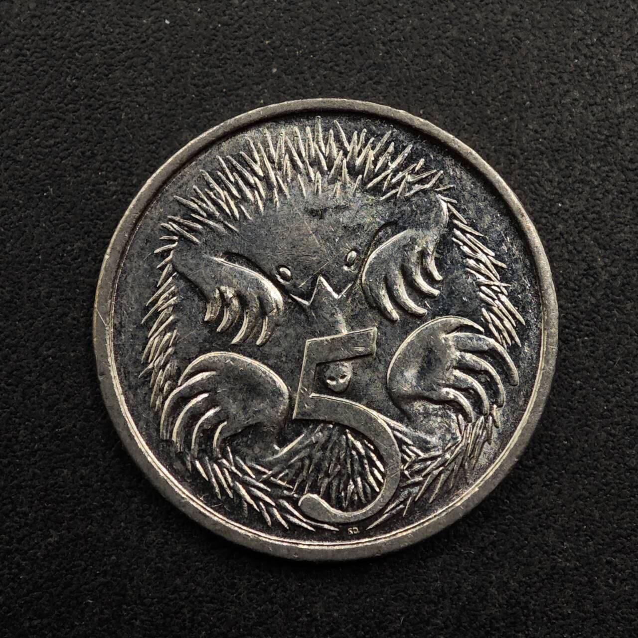 【淘币小摊】实时拍第八百七十五拍   散币场    每周一统一发货 澳大利亚2024年查尔斯三世5分镍币