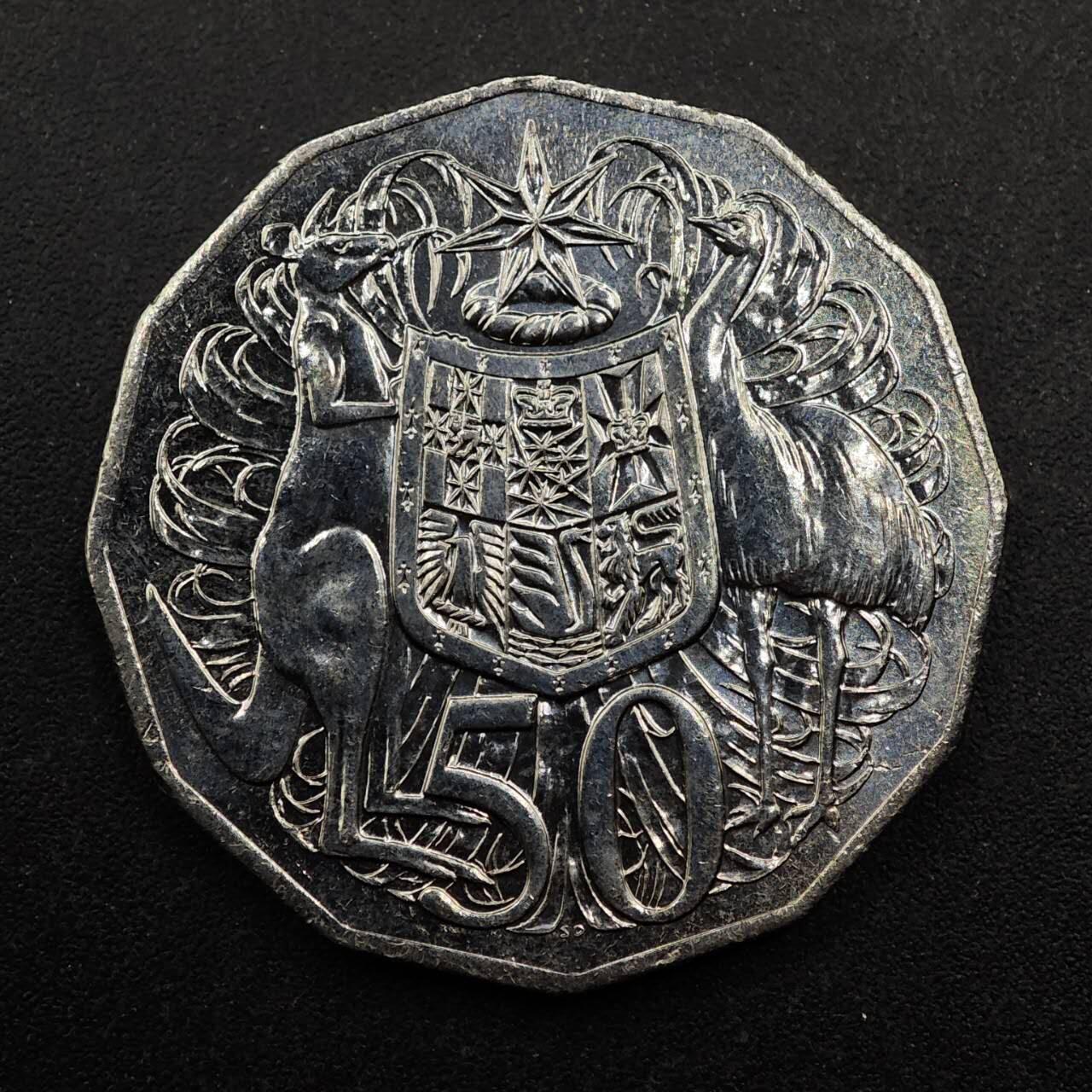 【淘币小摊】实时拍第八百七十五拍   散币场    每周一统一发货 澳大利亚2025年查尔斯三世50分镍币