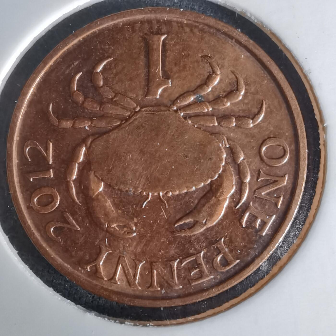 沼泽如烟--第1009场 根西2012年1便士