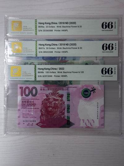 大中华拍卖第813期 - 香港汇丰银行20.50.100尾3同088