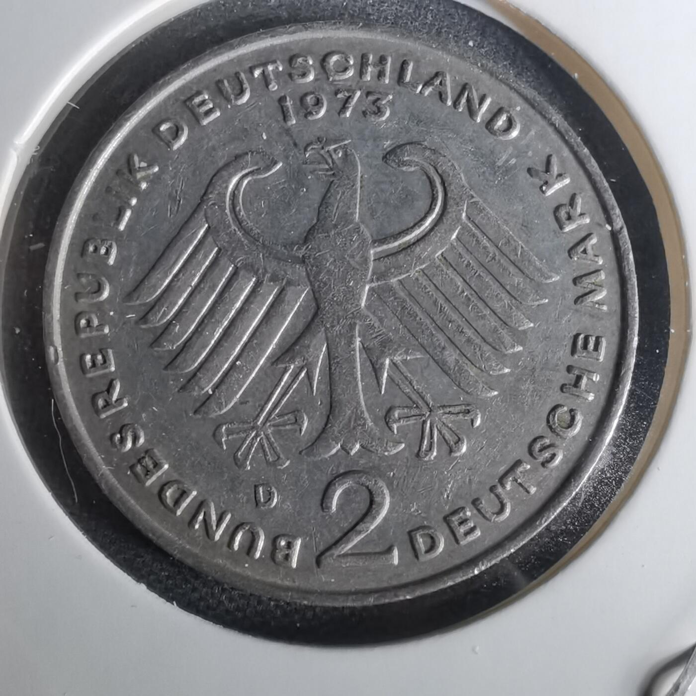 沼泽如烟--第1010场 德国1973年2马克