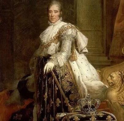 【艺术】法国艺术大章1825年 路易十八和查理十世 巴黎证交所竣工高浮雕精制超大铜章 光边 68MM