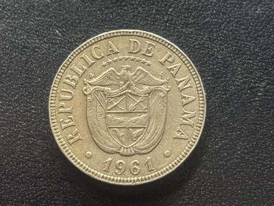 邮泉阁限时拍卖第四十二场（硬币在国外。请付邮费6元。） - 巴拿马1961年5分