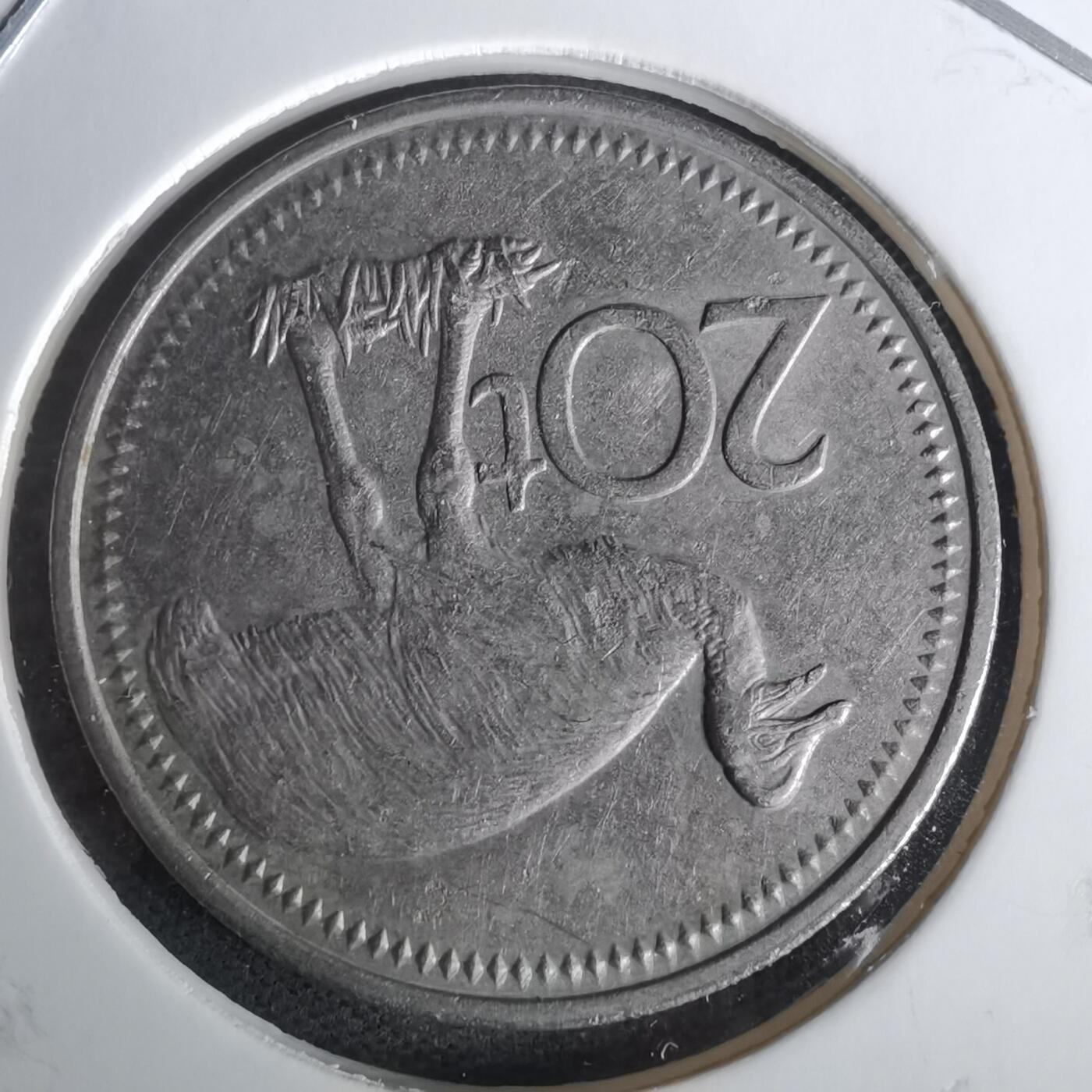 沼泽如烟--第1010场 巴布亚新几内亚1975年20托伊