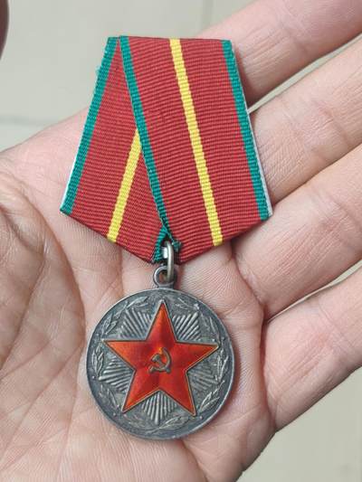 中国苏联蒙古银币银章 - 苏联服役优秀一级银制版本