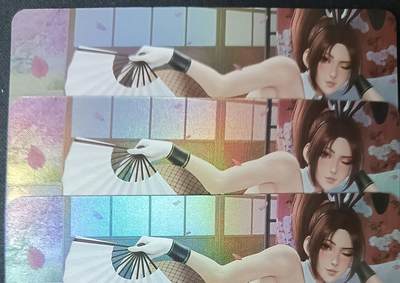 花开卡拍第61期（3月7号周六截拍，品控勿拍!!!拍品不寄存，运费5元（新疆需补运费差价或顺丰到付），自制卡难免瑕疵，可能存在轻微撞角爆边等出厂瑕疵，品控介意勿拍！） - 宁缺卡牌 不知火舞折光彩闪三宫