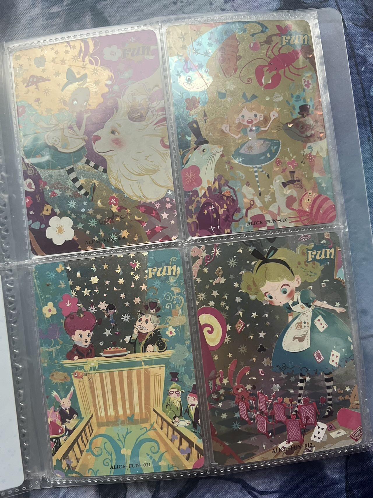 【随心含颖卡拍55期】卡游/集卡社/卡卡沃 抽卡机专场拍卖【无佣金】 【卡册】混卡一本 爱丽丝+狐妖小红娘+其它 80张 卡册不选品 最好不寄存