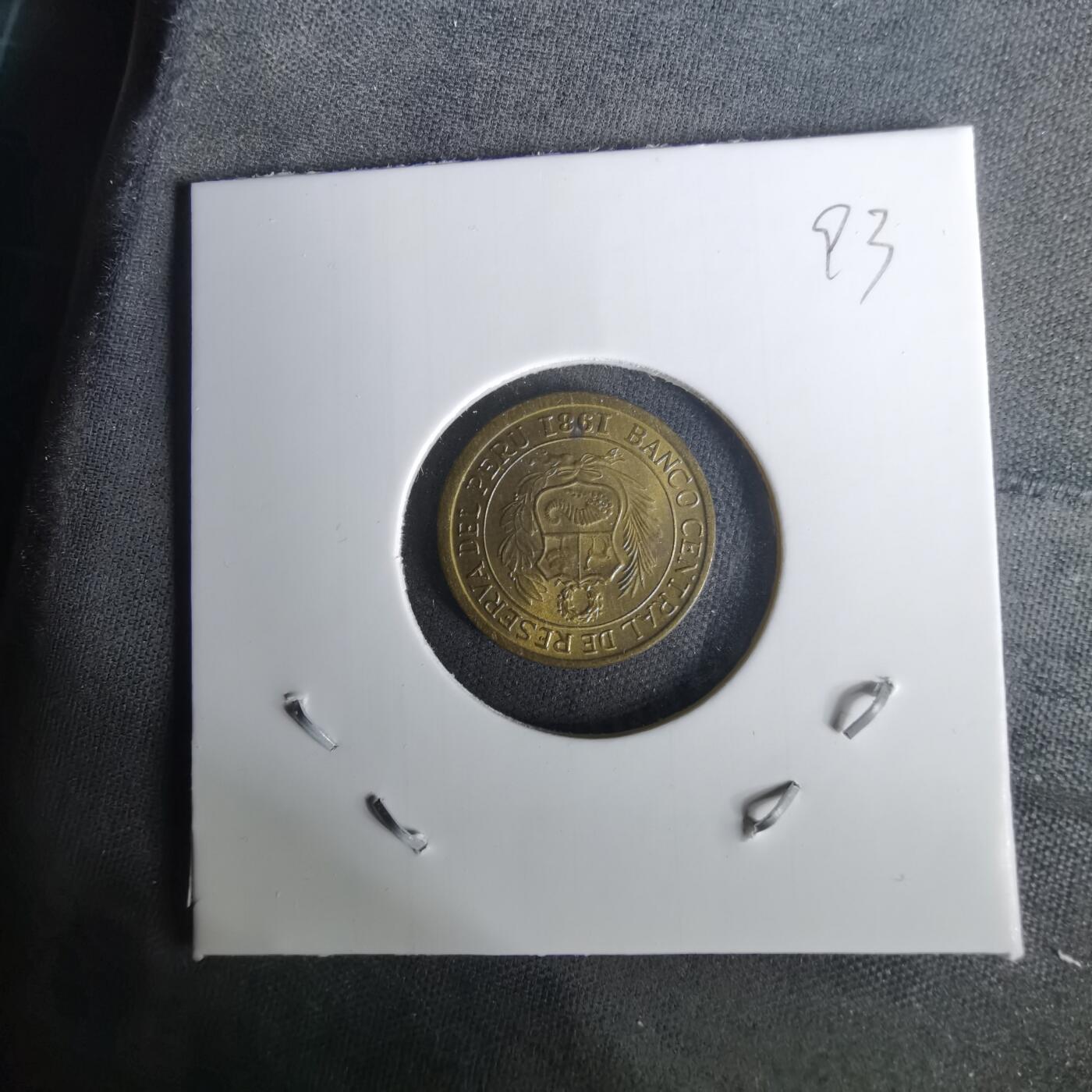 沼泽如烟--第1010场 秘鲁1981年1索尔