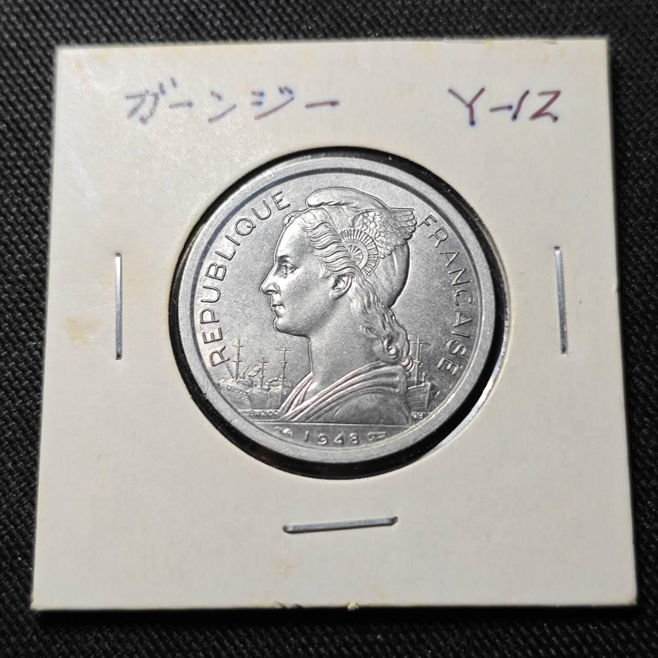 KK钱币收藏小铺   套币 批量/好品散币专场 2月预留时间 周末发货  1948法属留尼汪2法郎 好品