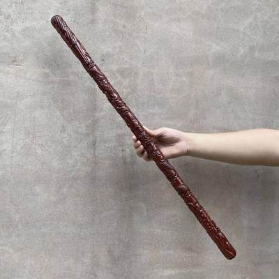 紫檀木双龙武术棍 - 紫檀木双龙武术棍