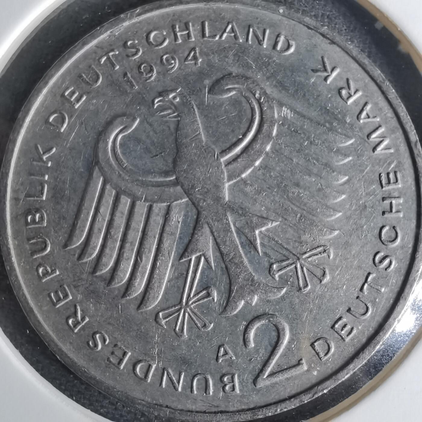 沼泽如烟--第1009场 德国1994年二马克