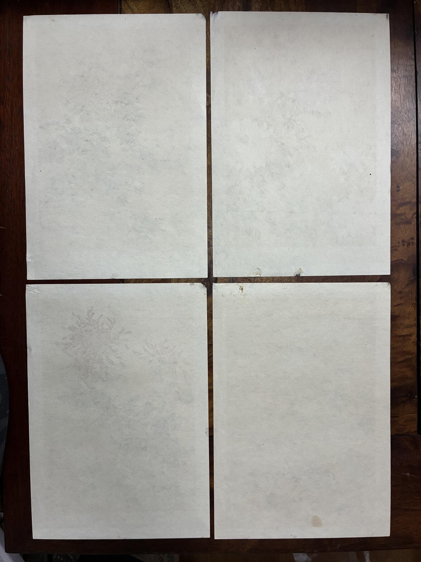 情怀旧藏儿时记忆经典收藏交流拍卖会 陆抑非老年画宣传画4幅