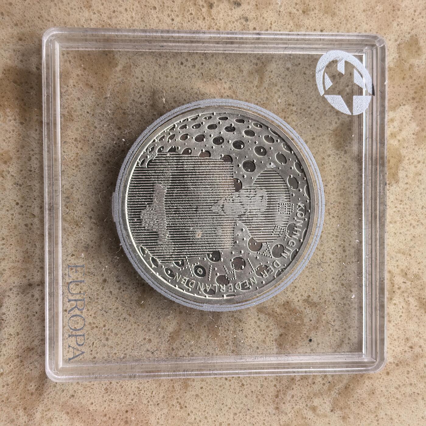 道一币馆币章第一百六十八场 欧洲之星 荷兰2005年国家解放60周年5欧元纪念银币 11.9g 925S 